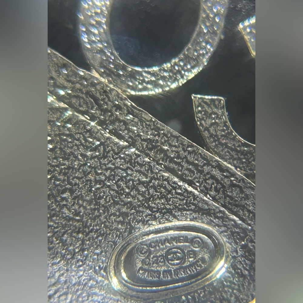 Chanel Crystal CC and Coco Mark Brooch Silver and Pink C23B - Picture 10 of 16